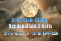 Kode Alam Mimpi Mendapatkan 3 Keris