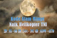 Kode Alam Mimpi Naik Helikopter TNI