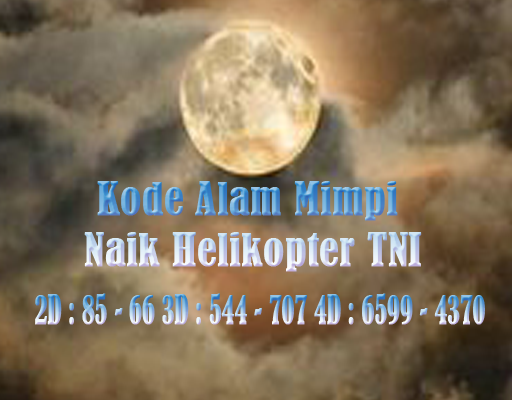 Kode Alam Mimpi Naik Helikopter TNI